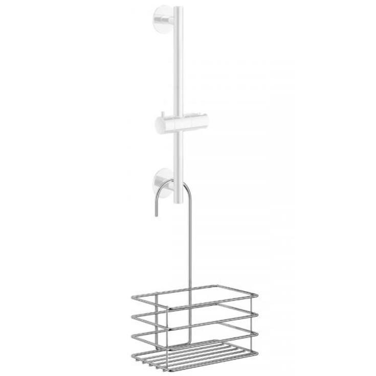 Beslagsboden brusehylde, krom