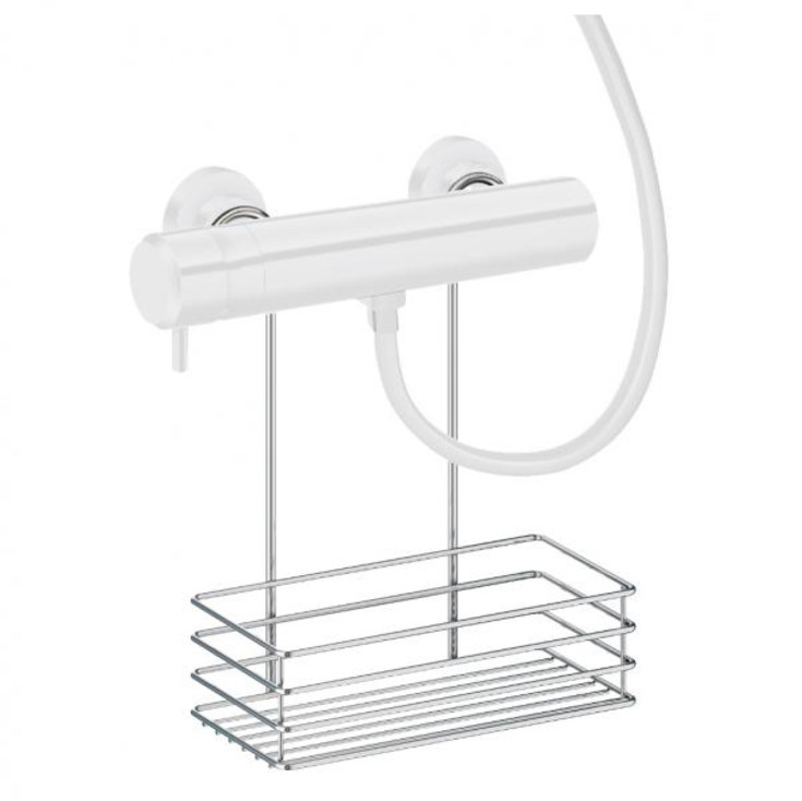 Beslagsboden duschhylla krom