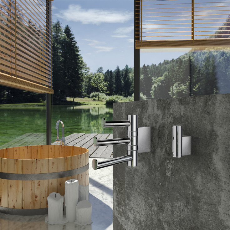 Smedbo Air knagerække, krom