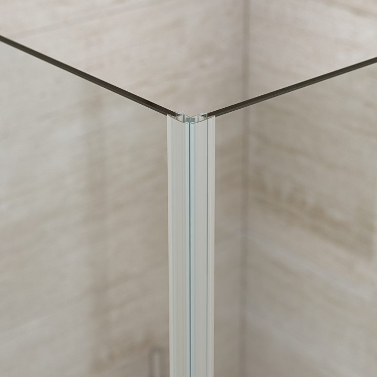 Dansani Match magnetlist, duschdörr, klar