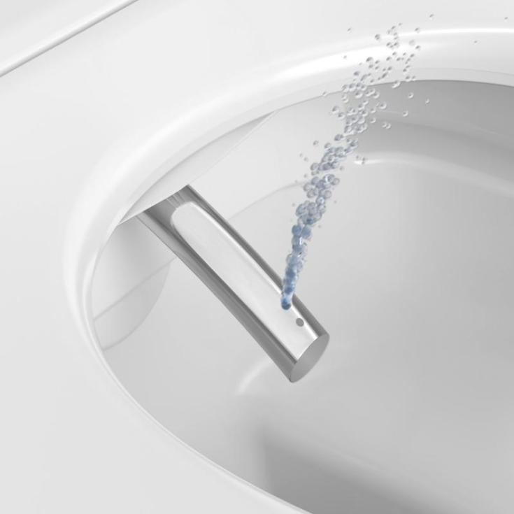 Duravit D-Neo SensoWash dusjtoalett, uten skyllekant, setevarme, hvit