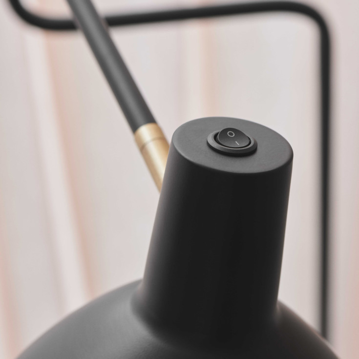 Metropole Deluxe vegg E27 med svingarm