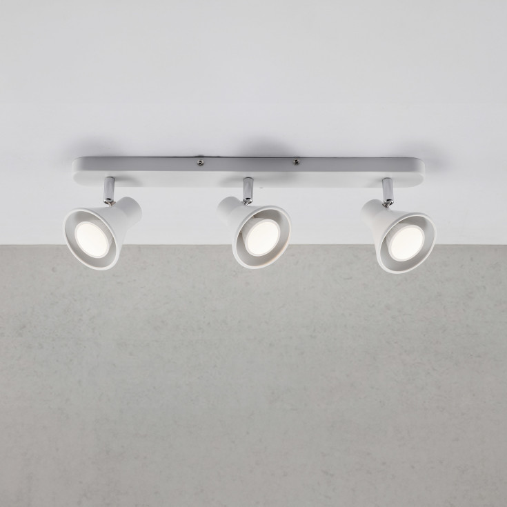 Nordlux Eik spotlampe, 3 spots, hvid