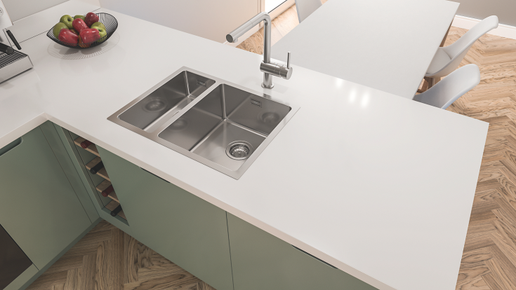 Grohe K700U diskbänk, 59,5x45 cm, rostfritt stål