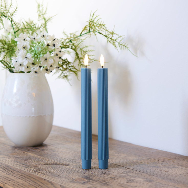 Sirius Smilla LED kronelys, oppladbar, blå