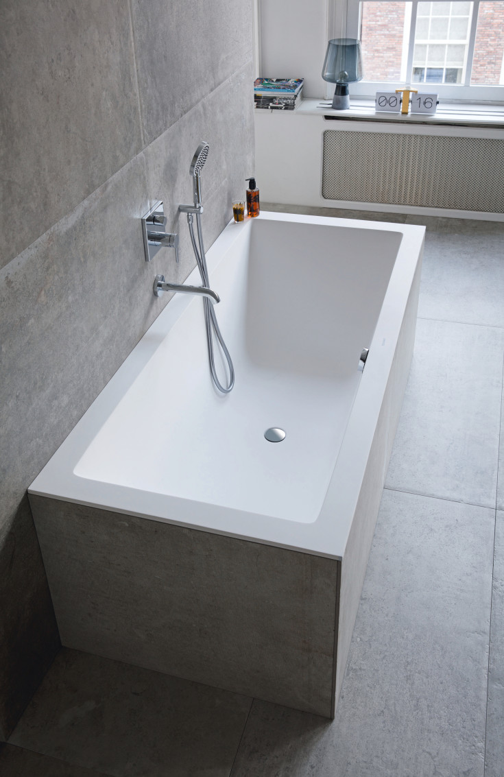 Duravit Durasquare badekar, 180x80 cm, hvit