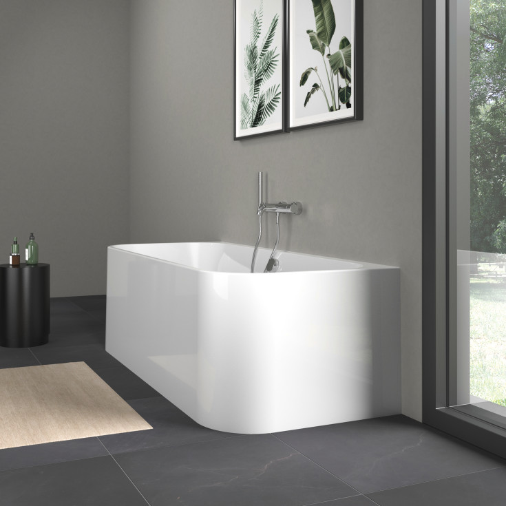 Duravit Happy D.2 badekar, 180x80 cm, hvit