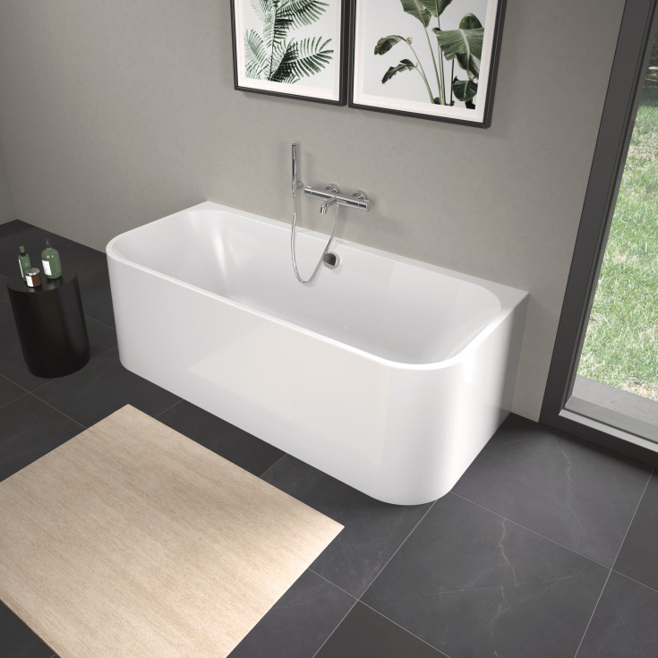 Duravit Happy D.2 badekar, 180x80 cm, hvit