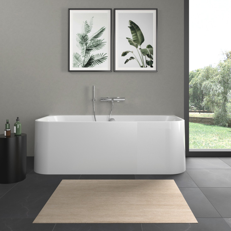 Duravit Happy D.2 badekar, 180x80 cm, hvit