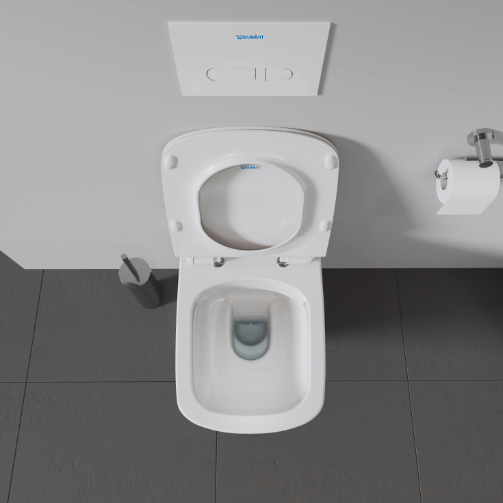 Duravit DuraStyle væghængt toilet, uden skyllekant, hvid