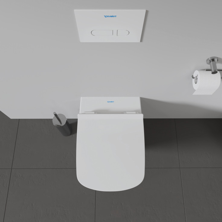 Duravit DuraStyle væghængt toilet, uden skyllekant, hvid