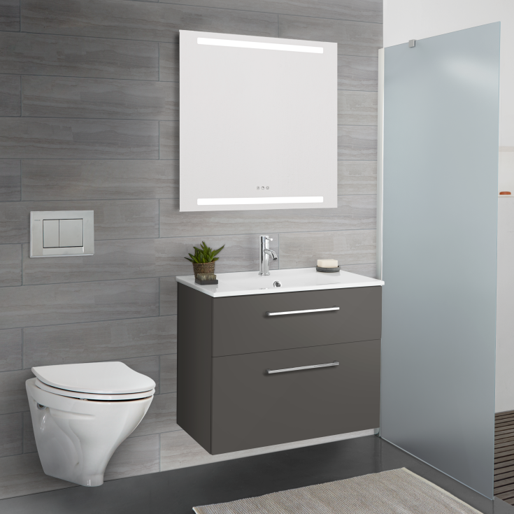 Dansani Kantate håndvask, 81x45,5 cm, hvid