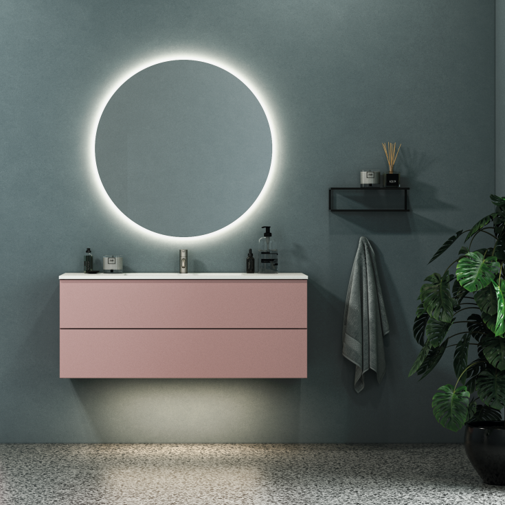 Dansani Minore servant, 120,2x45,5 cm, hvit