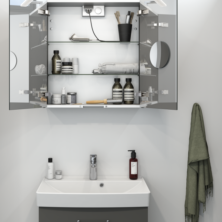 Dansani Cappella håndvask, 62x40,5 cm, hvid