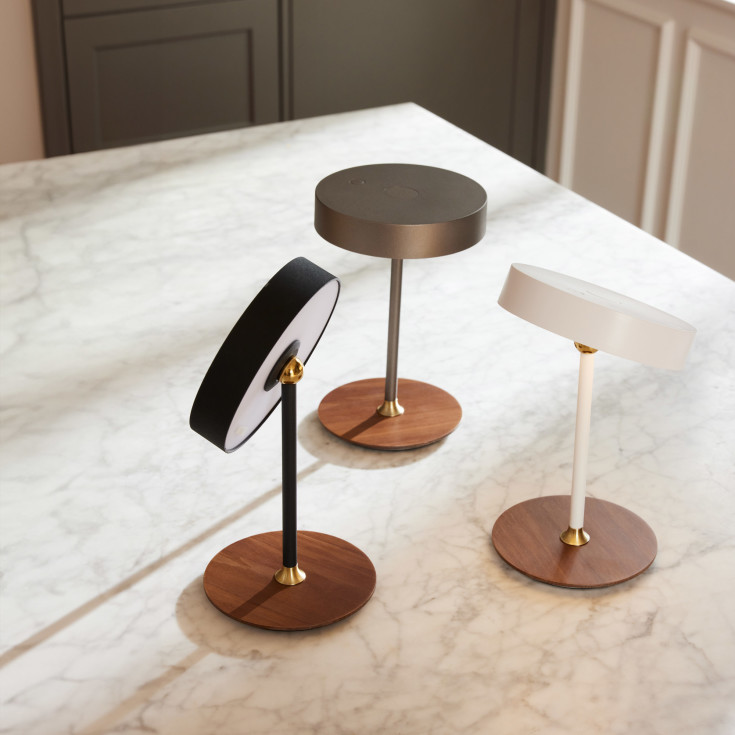 Halo Design On The Move oppladbar bordlampe, antrasitt