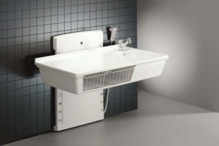 Pressalit Care puslebord, 80x140 cm, hvid