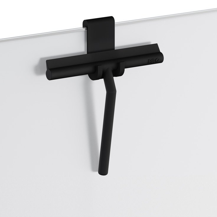 Beslagsboden bruseskraber, sort