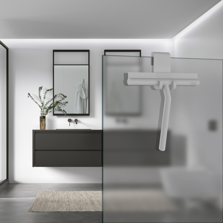 Beslagsboden bruseskraber, grå