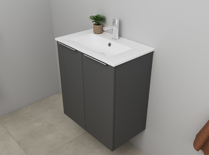 Sanibell Online möbelpaket, omonterad, 61x36 cm, matt antracit