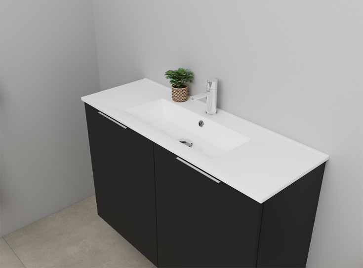 Sanibell Online möbelpaket, omonterad, 101x36 cm, matt svart