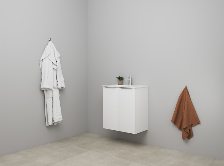 Sanibell Online möbelpaket, 61x36 cm, matt vit