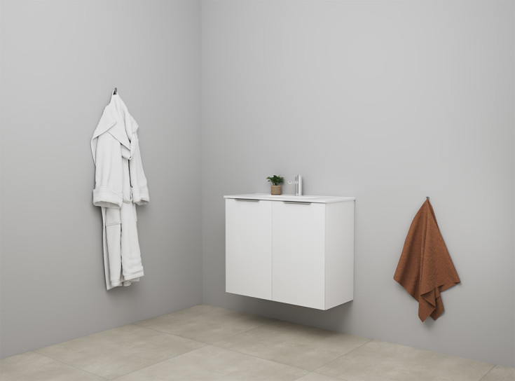 Sanibell Online möbelpaket, 81x36 cm, vit högglans