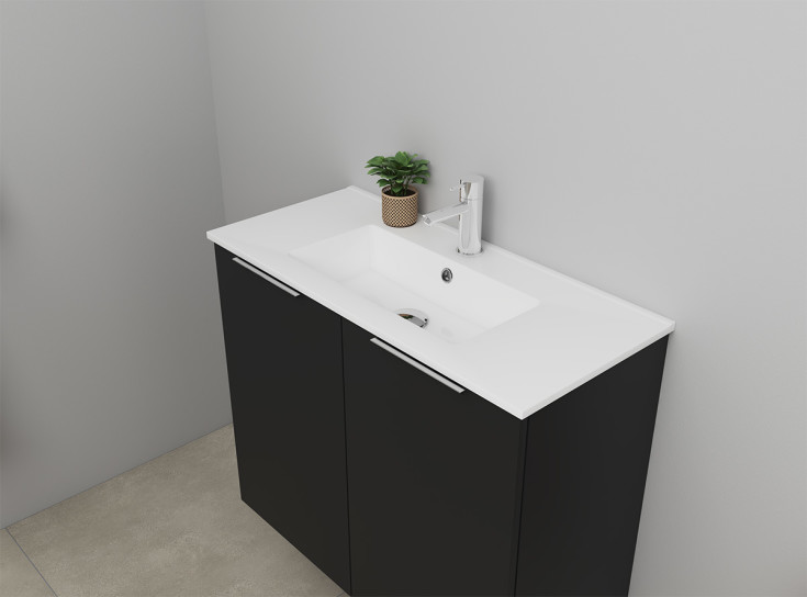 Sanibell Online möbelpaket, 81x36 cm, matt svart