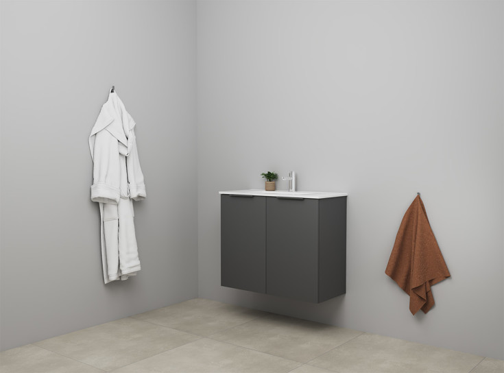 Sanibell Online möbelpaket, 81x36 cm, matt antracit