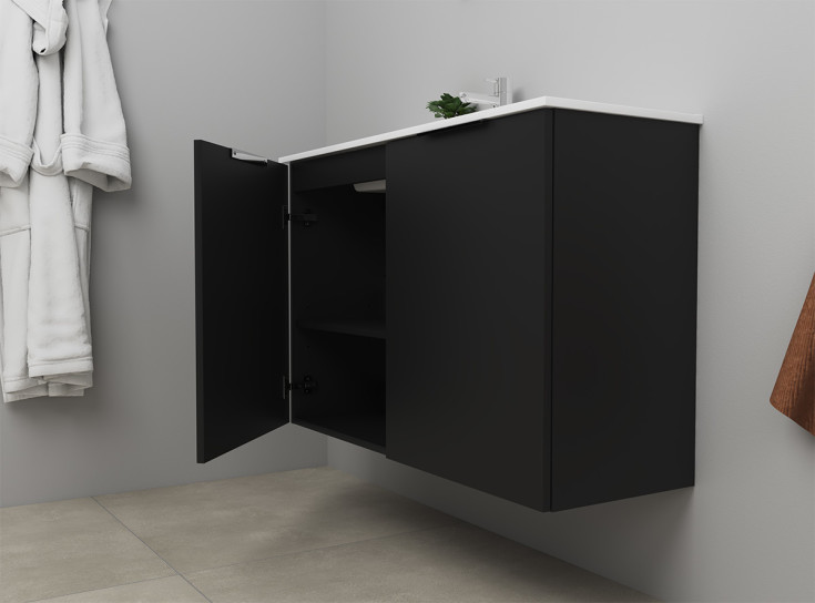 Sanibell Online möbelpaket, 101x36 cm, matt svart