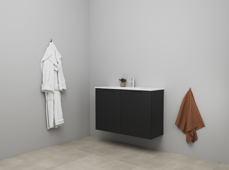 Sanibell Online möbelpaket, 101x36 cm, matt svart