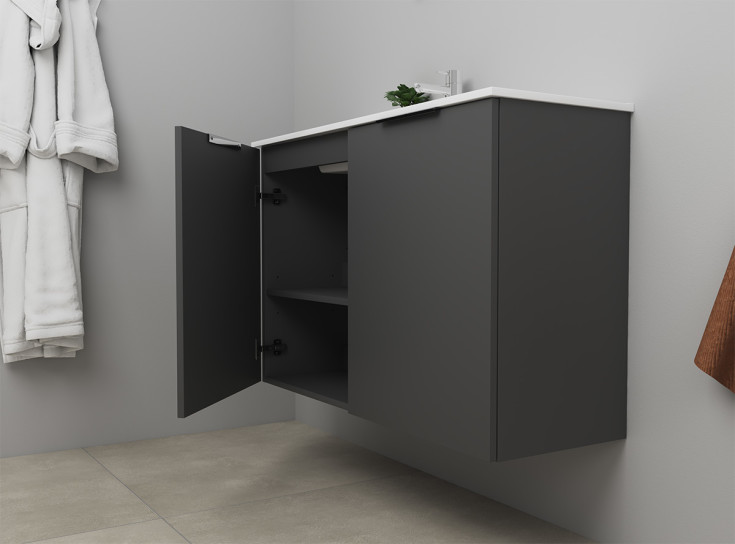 Sanibell Online møbelpakke, 101x36 cm, matt antracit