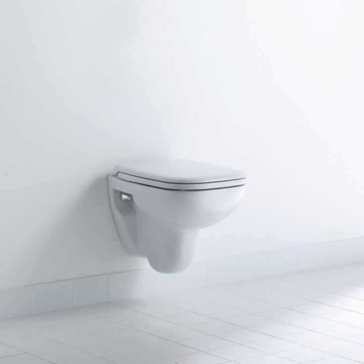 Duravit D-Code vägghängd toalett, vit