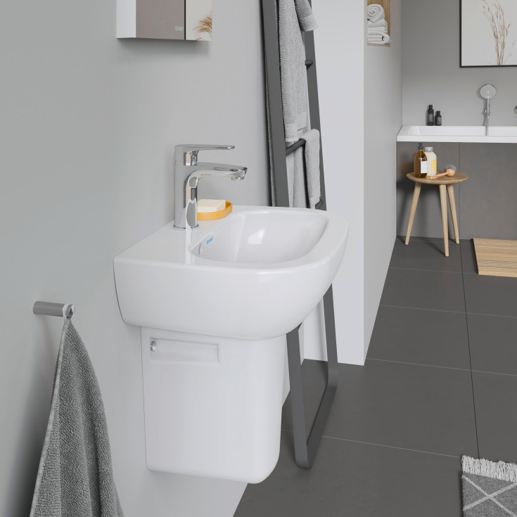 Duravit D-Code håndvask, 45x34 cm, hvid