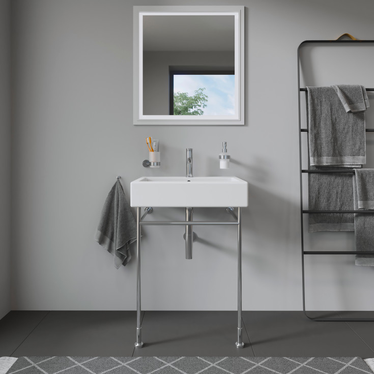 Duravit Vero møbelservant, 60x46,5 cm, med wondergliss, hvit