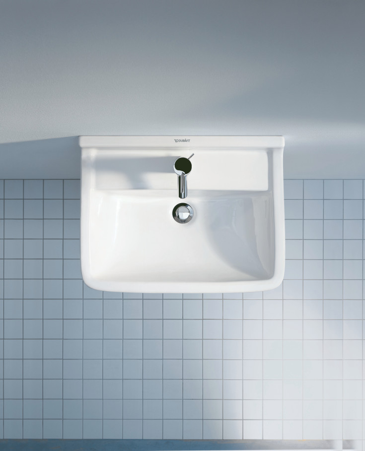 Duravit Starck 3 vegghengt servant, 65x48,5 cm, hvit
