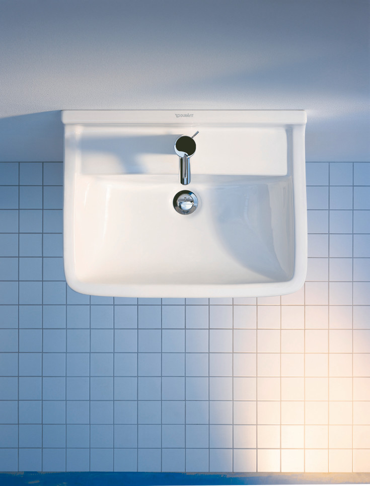 Duravit Starck 3 vegghengt servant, 65x48,5 cm, hvit