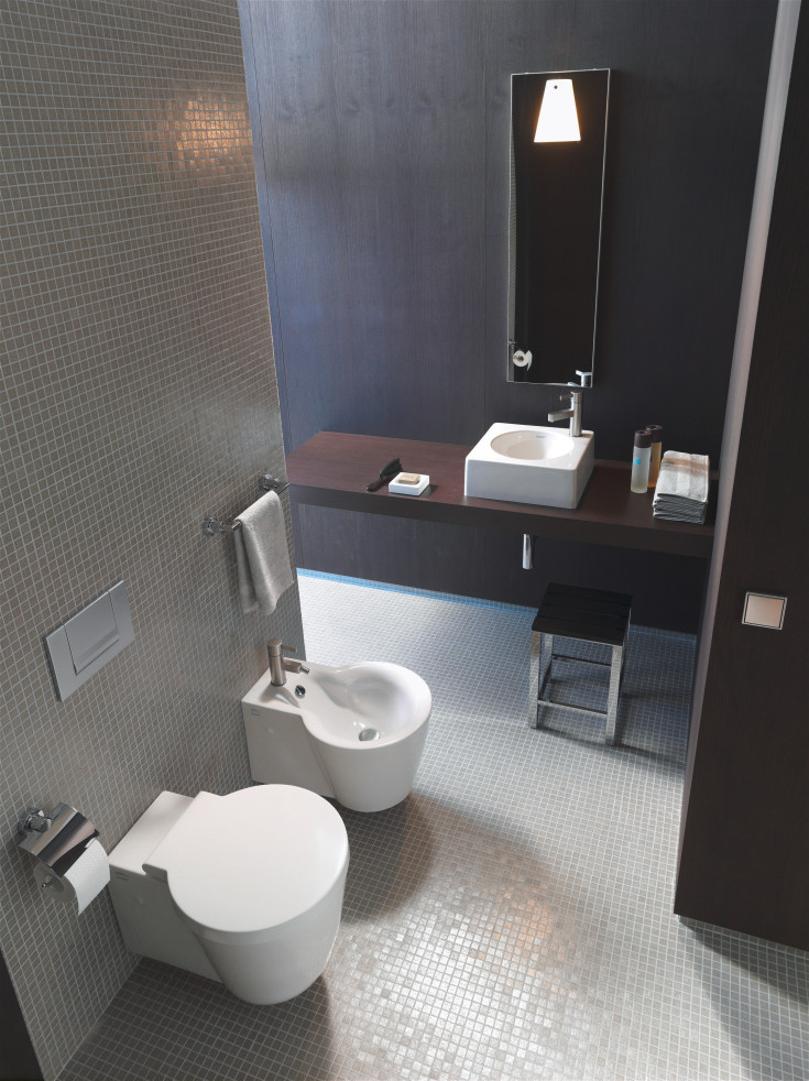 Duravit Starck 1 vegghengt toalett, rengjøringsvennlig, hvit