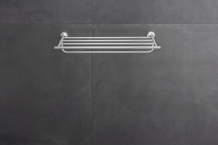 Duravit Starck T hylde, 61x23,2 cm, krom