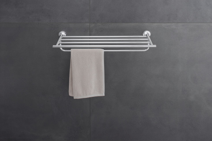 Duravit Starck T hylde, 61x23,2 cm, krom
