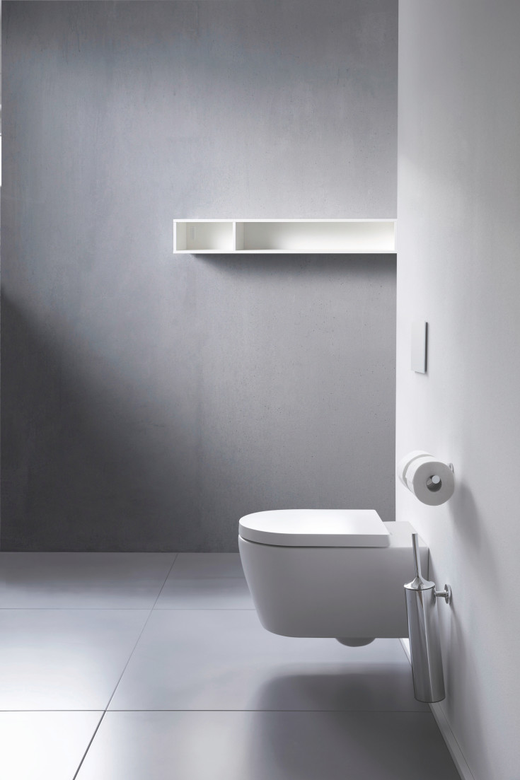 Duravit Starck T toiletbørste, krom
