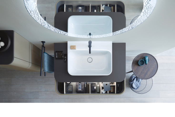 Duravit Starck T håndklestang, 46,5 cm, matt sort