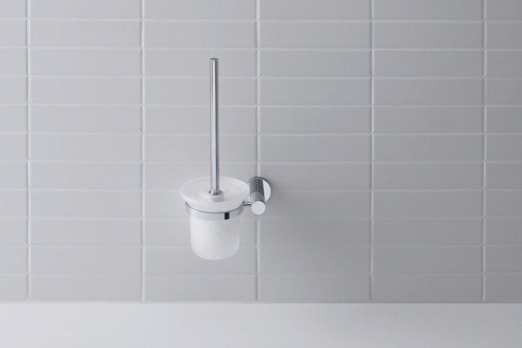 Duravit D-Code toalettborste, krom