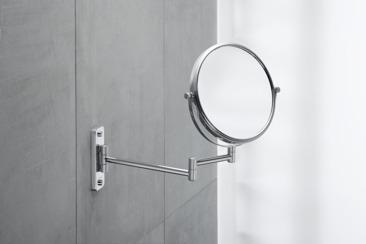 Duravit D-Code sminkespeil, 20,3 cm, krom
