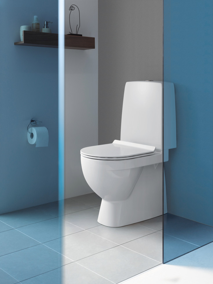 Duravit DuraStyle Nordisk toiletsæde, soft close, aftagelig, hvid