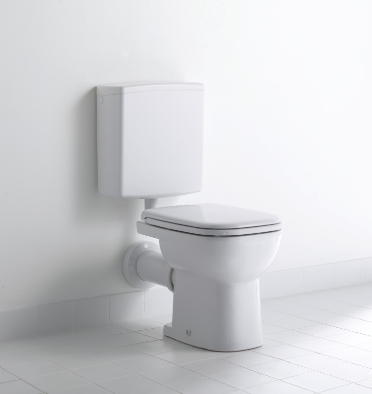 Duravit D-Code toiletbræt, soft close, hvid