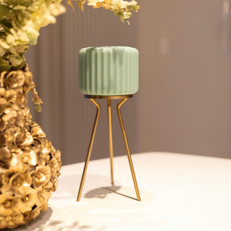 8 stk Atelier Pierre Dentelles bordlampefod, guld