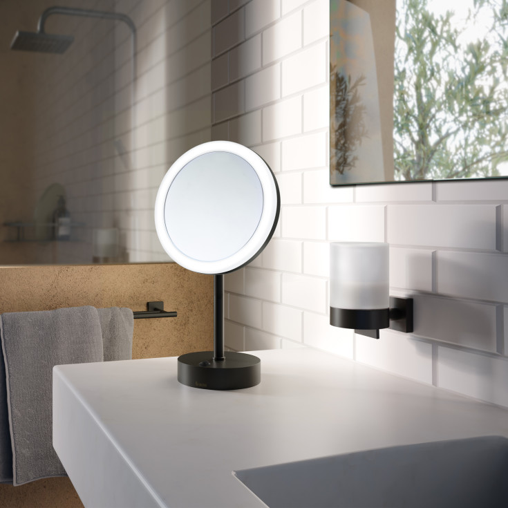 Smedbo House sæbedispenser, mat sort