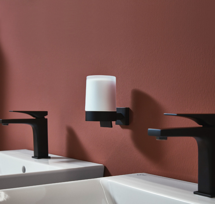 Smedbo House sæbedispenser, mat sort