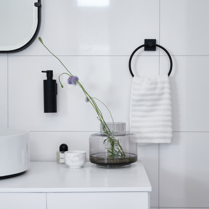 Smedbo House tvålpump, matt svart