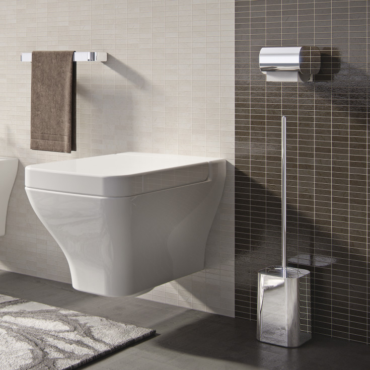 Hefe Outline håndklædestang, 25 cm, krom